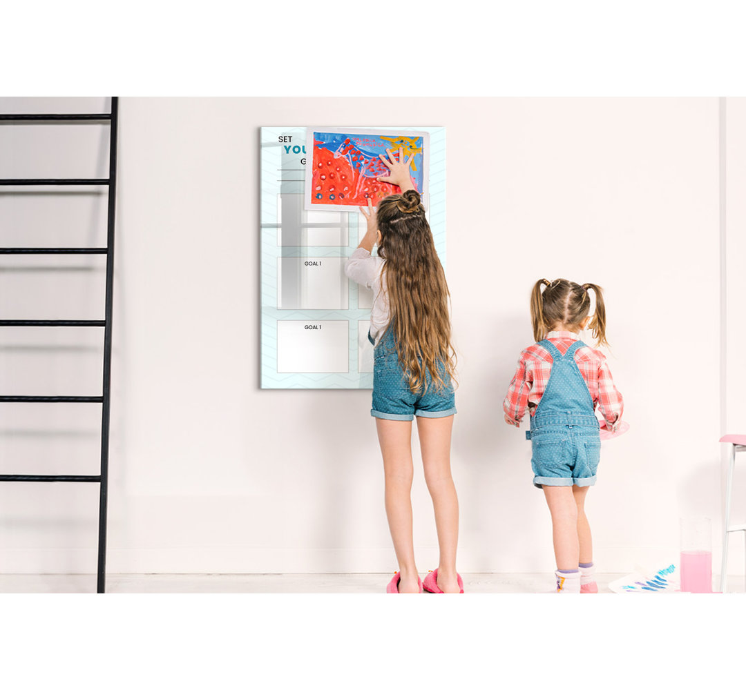 Magnetic Glass Photo Memo Board