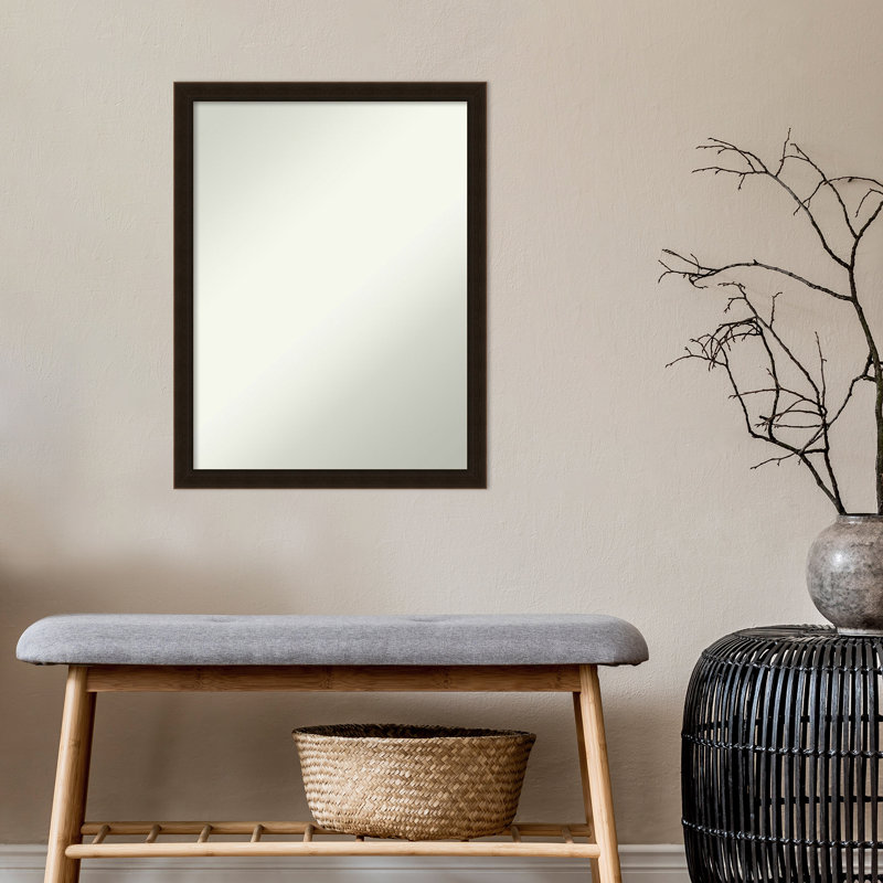 Miroir d'appoint en bois non biseauté Drakaar, 20 po x 26 po