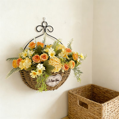 Wall-Mounted Artificial Flower