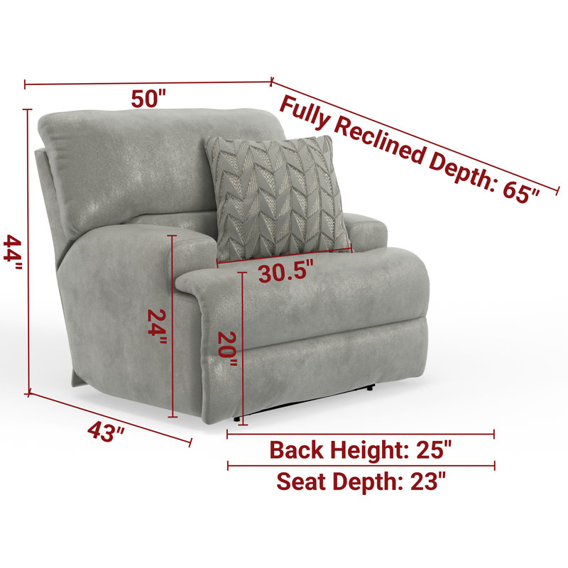 Eliava 50" Wide Zero Gravity Power Recliner