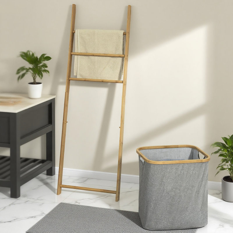 Daxton Wood 3 Freestanding Towel Rack
