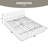 Queen Size Upholstered Bed With Storage Drawers ,Soft Chenille Headboard & Solid Frame .(88.5''*68.5''*31'')-1424859447
