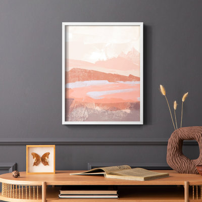 «Dusty Desert II», reproduction encadrée - bois massif