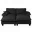Canapé modulaire modulaire avec 2 repose-pieds, 2 coussins, chenille et voilier-1332324427
