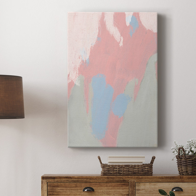 Blush Abstract III - galerie Cavas sur mesure, H 27 po x l 18 po