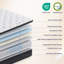Matelas hybride Queen Size 10"/12"/14" livré en boîte - Mousse à mémoire de forme rafraîchissante et moelleuse - Certifié CertiPUR-US-1650726330-1650726335