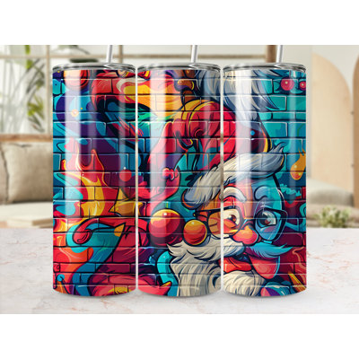 Choose Handmade Tumblers 591ml Vacuum Insulated Stainless Steel (18/8) Travel Tumbler with Straw