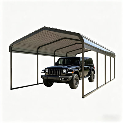 Durable Metal Carport 10 x 20FT Heavy Duty for Cars - Large Garage Shelter Solution,All-Weather Portable Car Garage Canopy Shelter for Cars & Boat Cover for Yard