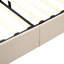 Lit plateforme tapissier avec système de rangement hydraulique-481198477-497608264