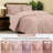 Dreamology Waffle Weave Duvet Cover, Queen Duvet Covers,100% Cotton Waffle Duvet Covers with Zipper Closure, Soft Luxury Textured & Breathable, 2 Pillow shams, 1 Duvet Cover (Dusty Pink, Queen)-124137407-124137414