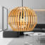 Alekos 1 - Light Bamboo Single Pendant