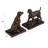2-Piece Resin Dog Bookends