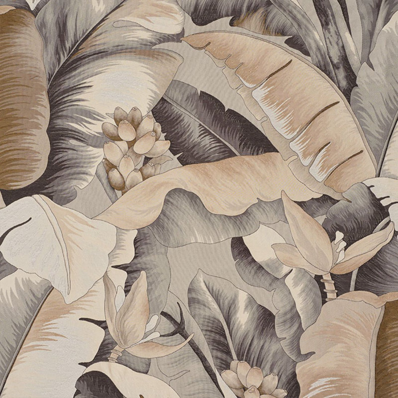 Botanico Fabric, Taupe/Tan