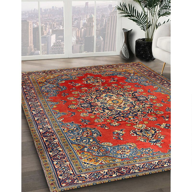 Tapis oriental tissé à la machine Celsi, Carré 4 pi