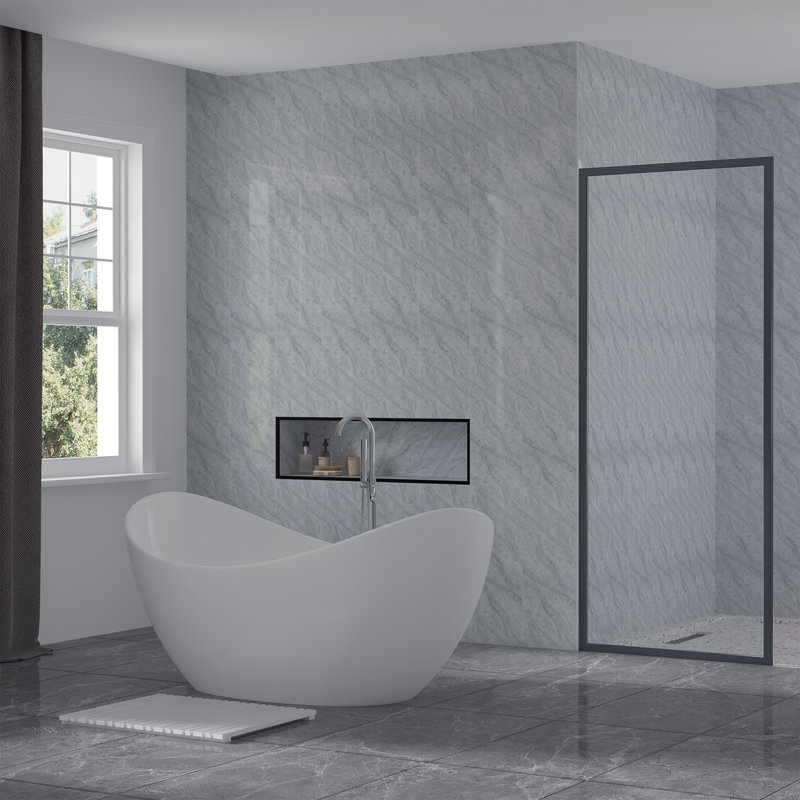 Demarest 25x260 cm PVC Field Tile in Grey