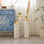 Ensemble de 3 grands vases en métal