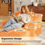 1 Seater Corduroy Sofa Bed-2040273141