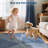 Modern Washable 2x6 Striped Hallway Runner, Non-Slip, Low Pile, Farmhouse Rug for Kitchen & Laundry - Black-1851996883