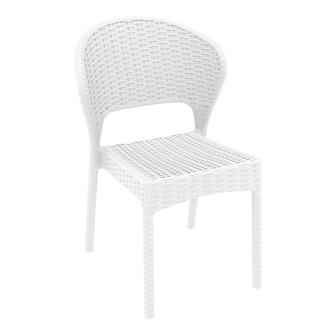 Helden 32" Patio Dining Set, White