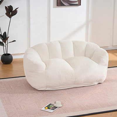 Canapé à billes pour salon, fauteuil à billes pour adultes, fauteuil à billes moelleux moelleux, fauteuil de lecture confortable