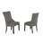 18'' H Tufted Linen Upholstered Side Chair-885535814