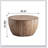 Bucket Shaped Coffee Table for Living Room Practical, modern design, high quality materials, living room center-111459159