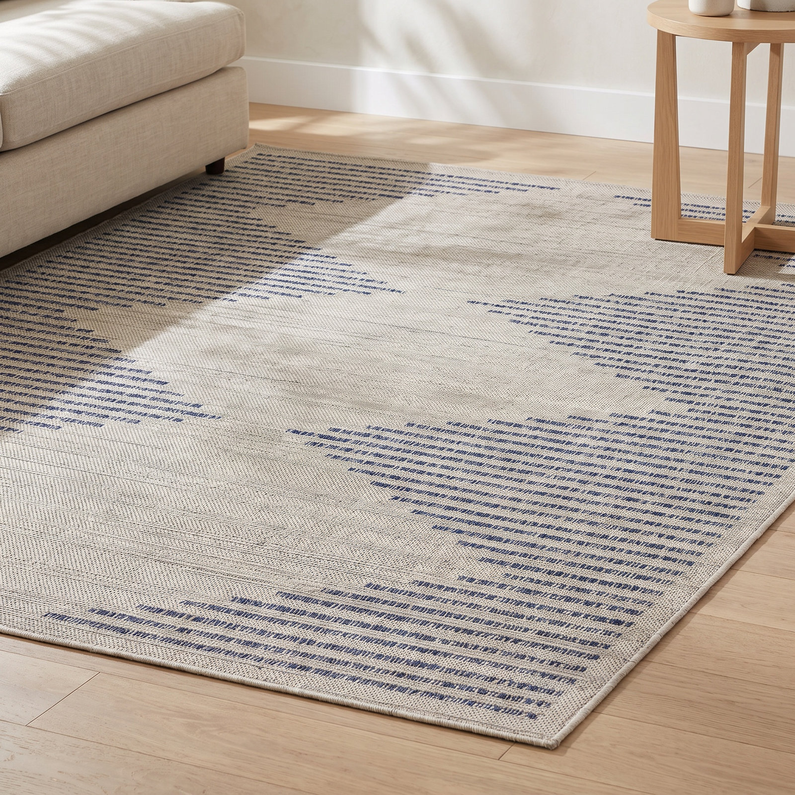 Calliah Geometric Outdoor Rug, Rectangle 7'10" x 10'