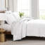 Housse de couette Vilano de Southshore Fine Linens, grande taille, en microfibre 110 g/m² avec fermeture éclair invisible et 4 attaches aux coins, 1 taie d'oreiller, 1 place/1 place XL, blanche-1329401302-1329401305