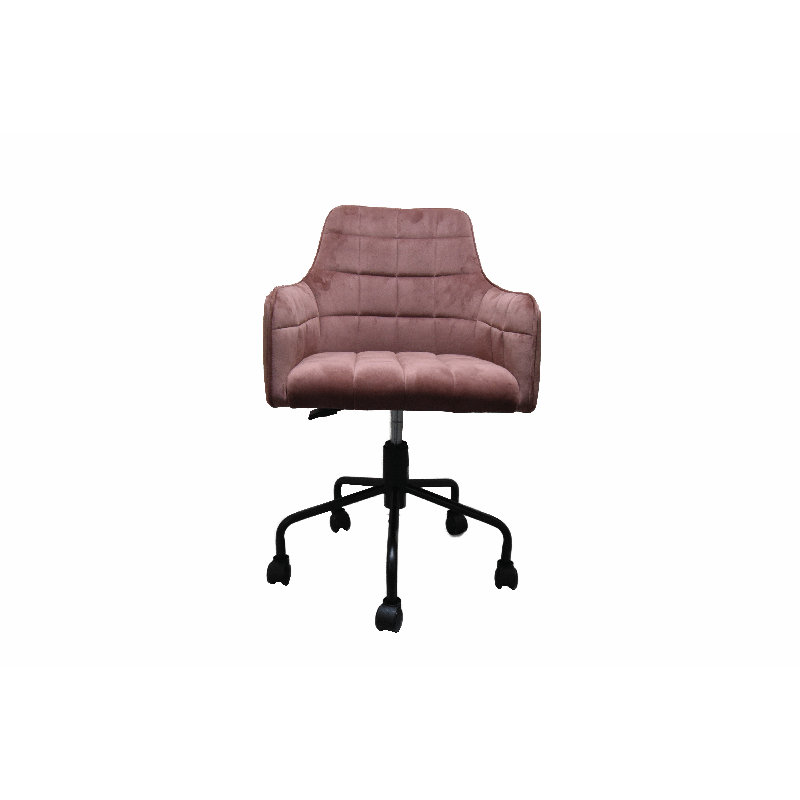 Vienna Swivel Chair, Blush Pink