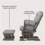 Fauteuil berçant et repose-pieds Cozy-61385219