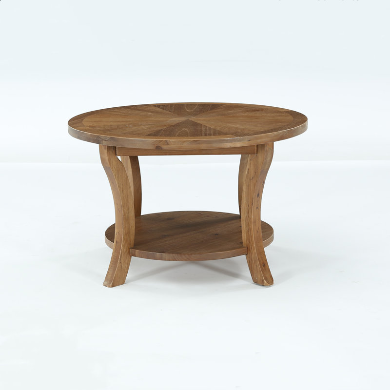 Solid Wood Coffee Table with Storage