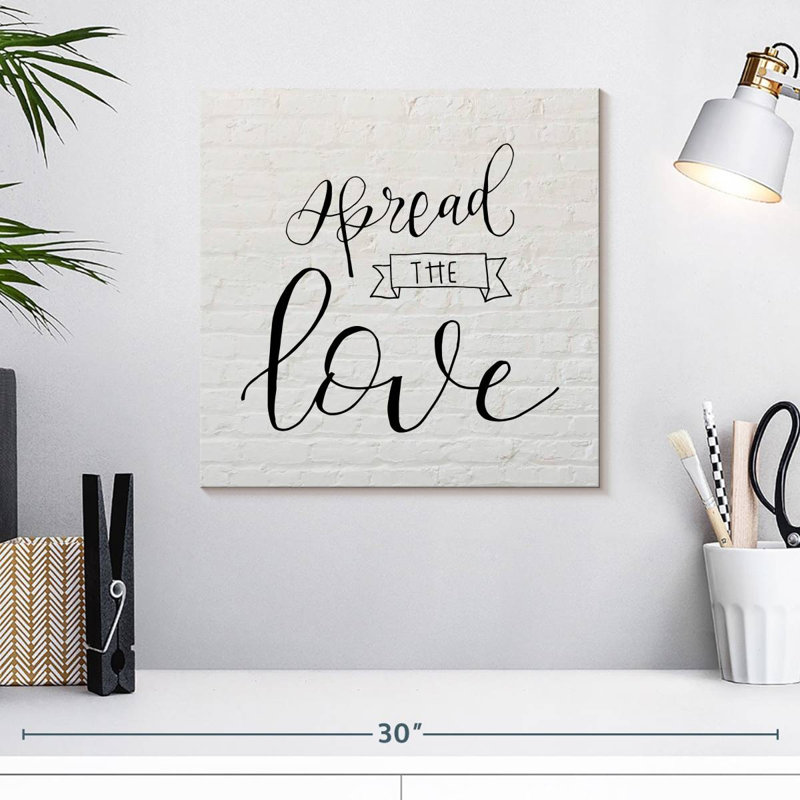 Tergel Spread The Love, H 16 po x l 16 po