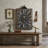 RaNesha Thaddeus Vintage-Styled Rectangular Wall Clock - 15.8x2x25.6" - Antique black/White
