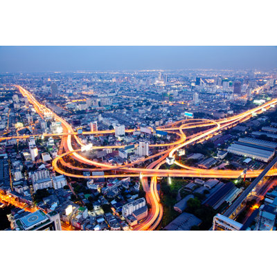 Alvina Bangkok Highway - Wrapped Canvas Print