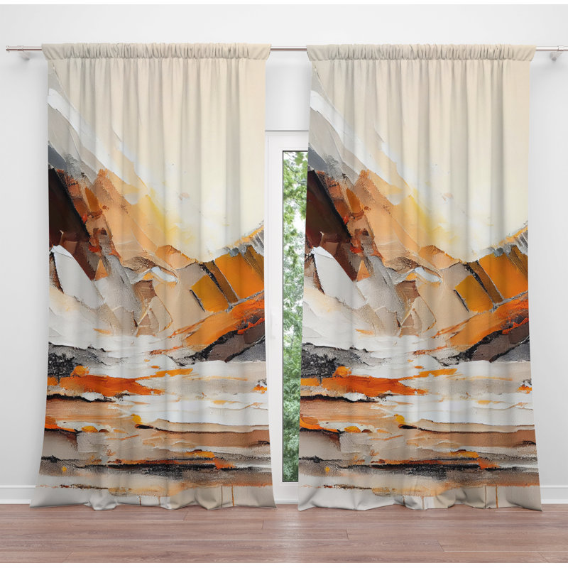 Jitu Room Darkening Curtain Pair, 40" W x 82" L