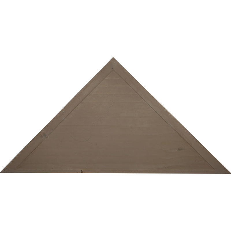 Évent triangulaire à pignon, non fonctionnel