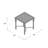 Areefa Richmond Glass End Table