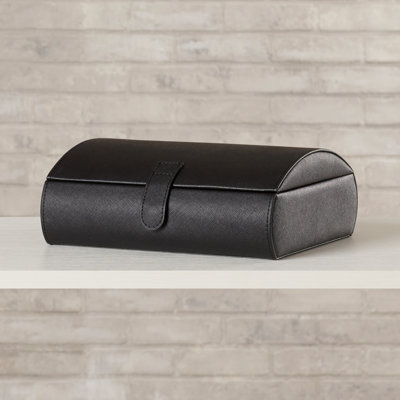 Faux Leather Watch Box