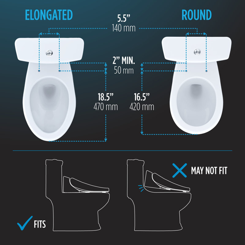 Siège de toilette de bidet électronique TOTO® WASHLET® S500e avec nettoyage de bol et de baguette EWATER + ®, couvercle contemporain, allongé, coton blanc