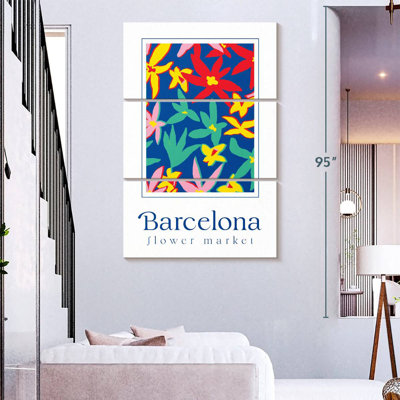Affiche du marché aux fleurs Harnek Barcelona