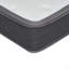Peluche 10 po Matelas hybride à ressorts ensachés dans une boîte, matelas en mousse viscoélastique gélifiée pour un sommeil confortable, blanc / gris-52882882-52882884