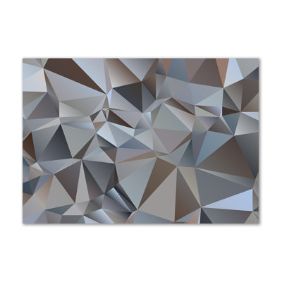 Abstraction Triangles - Wrapped Canvas Print