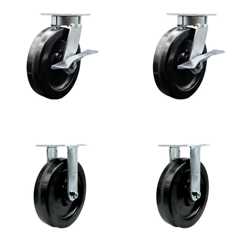 4 Piece Phenolic Caster Set