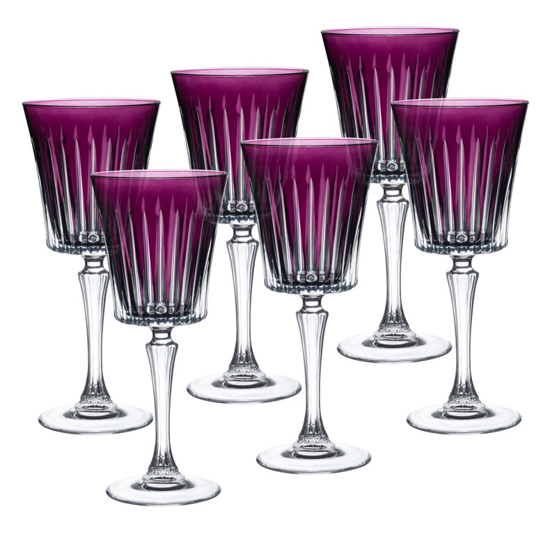 Crystal Goblet, Burgundy, 10 oz.