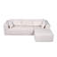 Canapé modulaire 105 po avec méridienne en L 105 po, sans assemblage requis, canapé modulaire moderne avec assise profonde, canapé rembourré en velours côtelé pour le salon-1226996199-1226996193