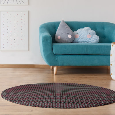 Chenille Geometric Indoor Rug