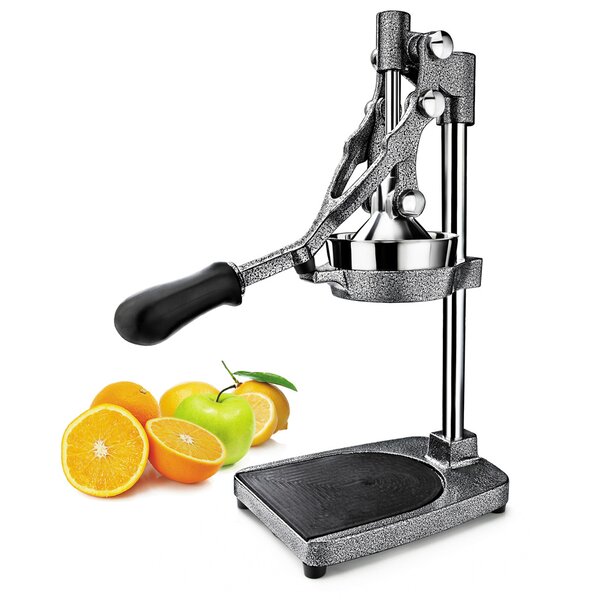 Manual Juicer, Lemon Orange Citrus Juicer Manual Hand Squeezer with  Built-in Measuring Cup and Grater, 12OZ, Green