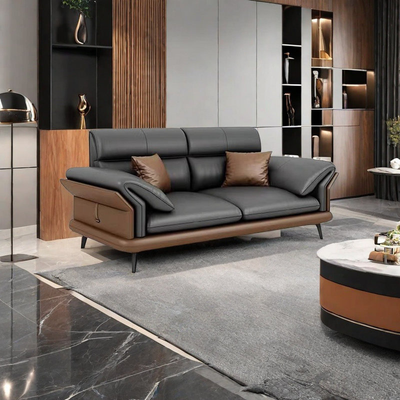 Italian style simple business reception sofa