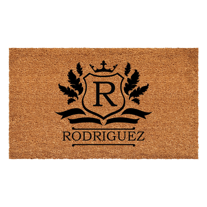 Tapis de porte intérieur antidérapant Honbice Calloway Mills Imperial, L 17 po x L 29 po, R