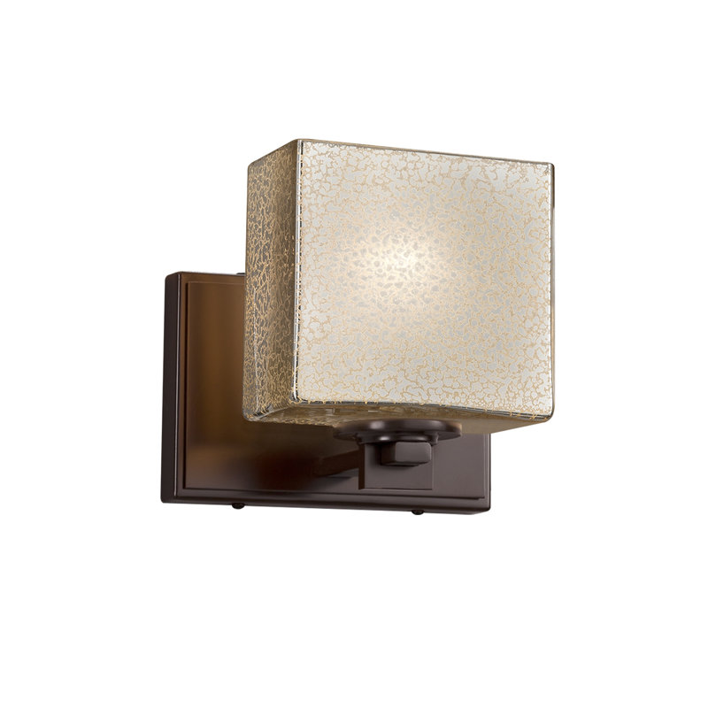 Appliquee à bras 1 lumière del Casson, Bronze foncé